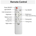 20-Inch Socket Fan Light Portable Ceiling Fan
