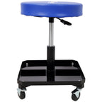 Rolling Pneumatic Creeper Garage Stool with Tool Tray