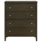 Clement Dark Cocoa 4-Drawer Chest of Drawers