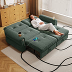 77-Inch Multi-Functional Convertible Sofa Bed