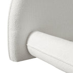 California King Size Bed Frame with Boucle Fabric