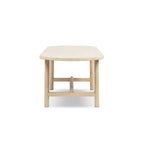 Milo 85" 8-Seat Oval Reclaimed Wood Dining Table