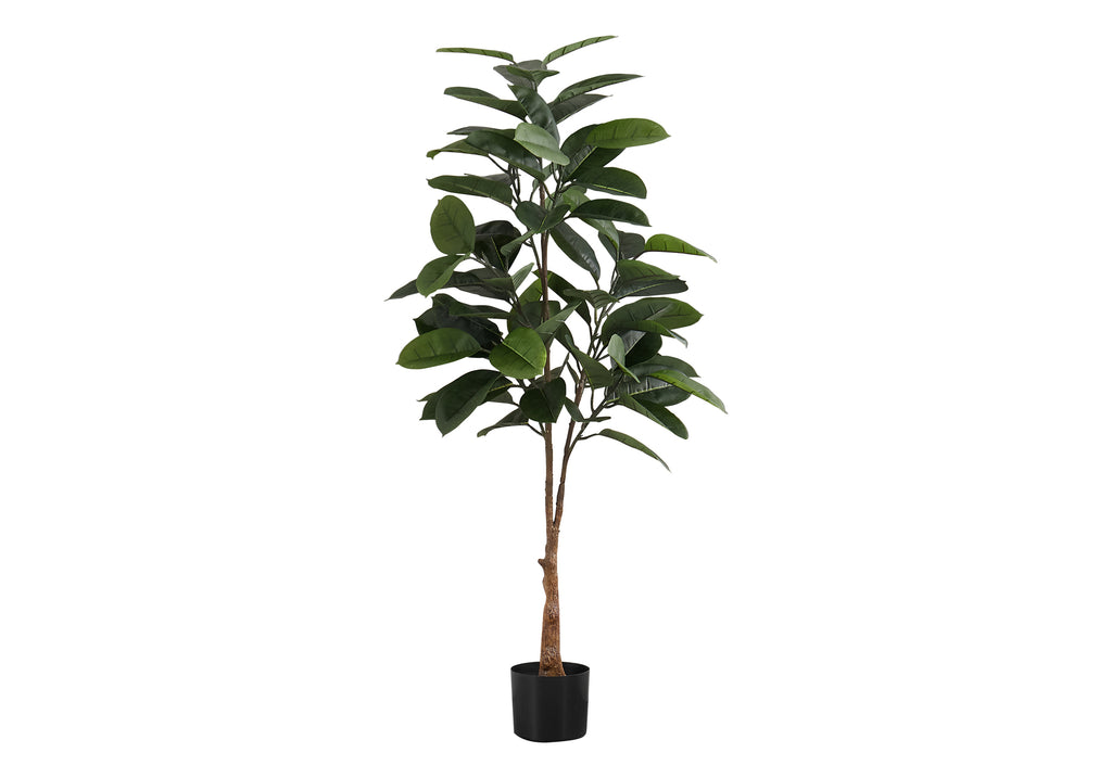 52" Tall Artificial Rubber Tree - Indoor Faux Plant