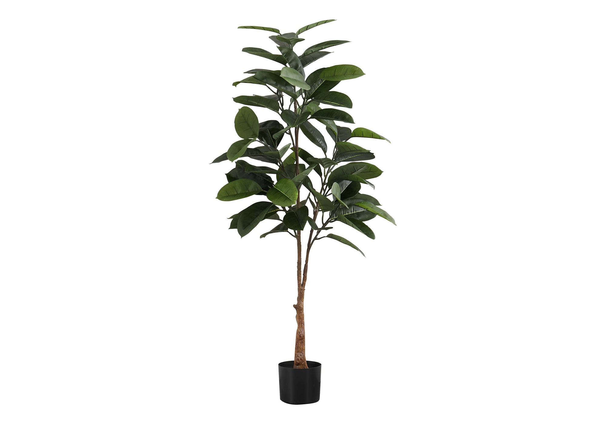 52" Tall Artificial Rubber Tree - Indoor Faux Plant