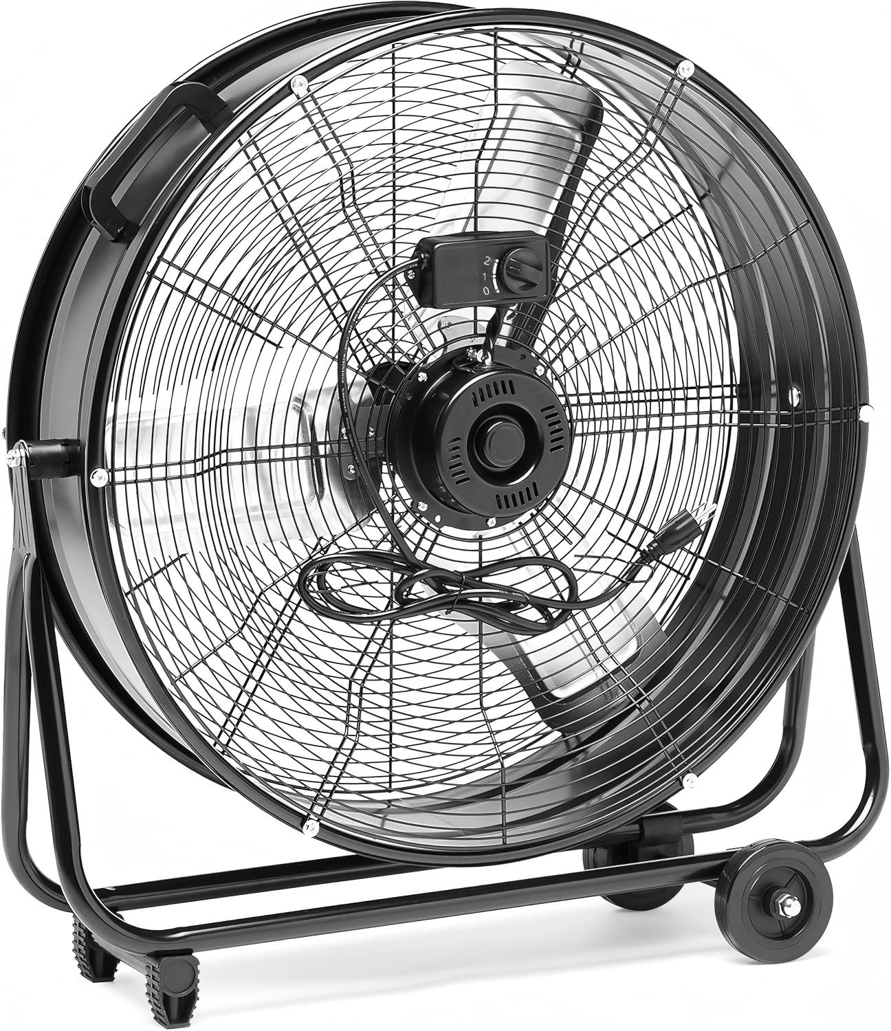 24 In. Heavy Duty Metal Industrial Drum Fan