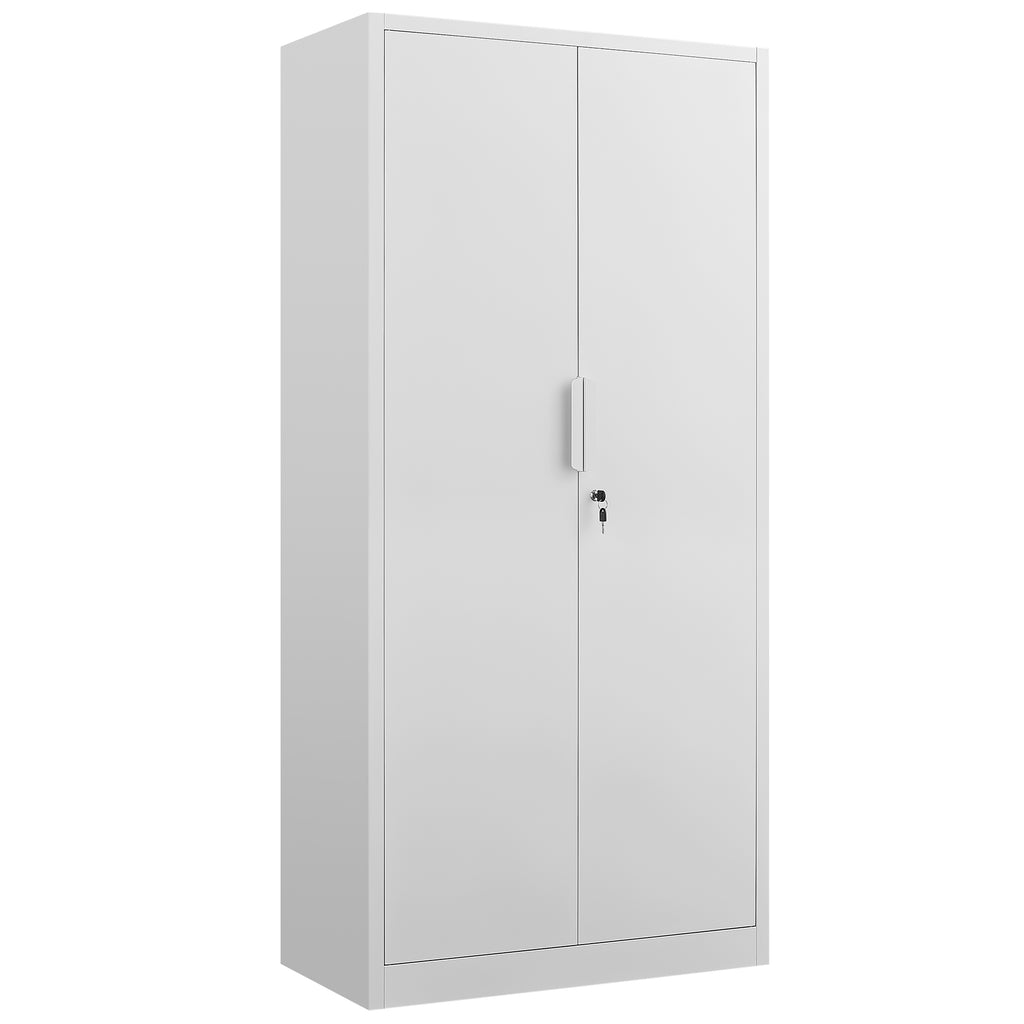 72-Inch 2-Door File Cabinet with Lock