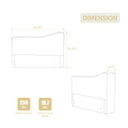 Modular Sofa Single Armrest Backrest Module
