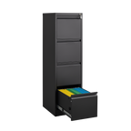 4 Drawer Vertical File Cabinet with Lock