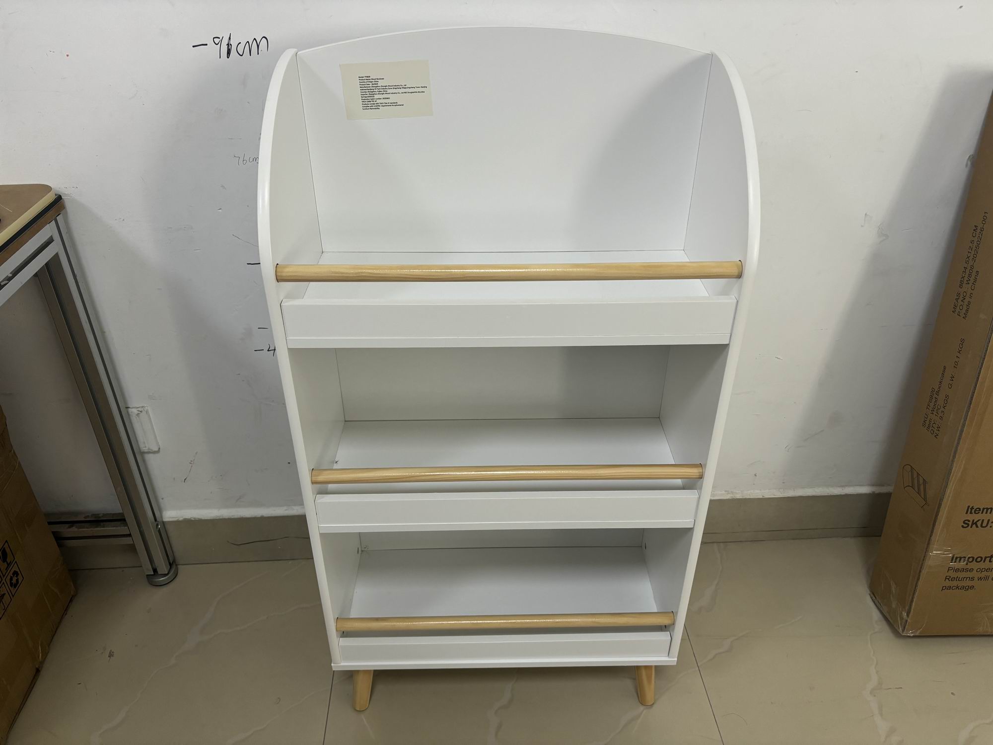 Kids 3-Tier Bookshelf Organization