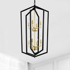 8-Light Lantern Tired Farmhouse Ceiling Hanging Light