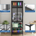 3D Printer Cabinet with Double Layer 3D Printer Filament Storage Rack