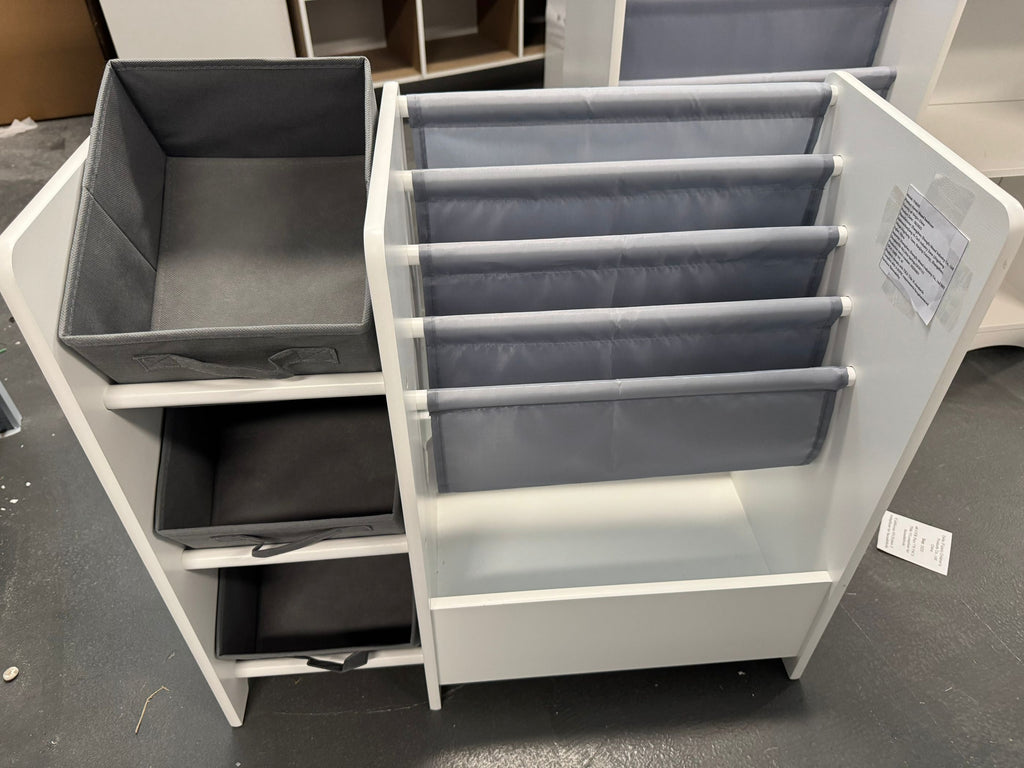 Kids Bookshelf and Toy Storage Organizer