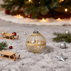 D3.9" X-Mas Hanging Ornament Set of 3
