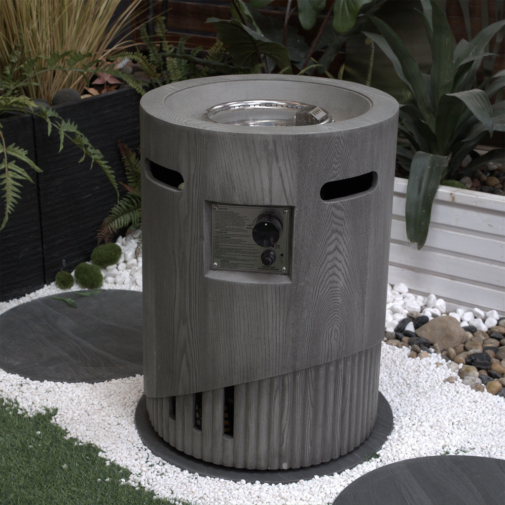 32000 BTU Round Outdoor Gas Fire Pit