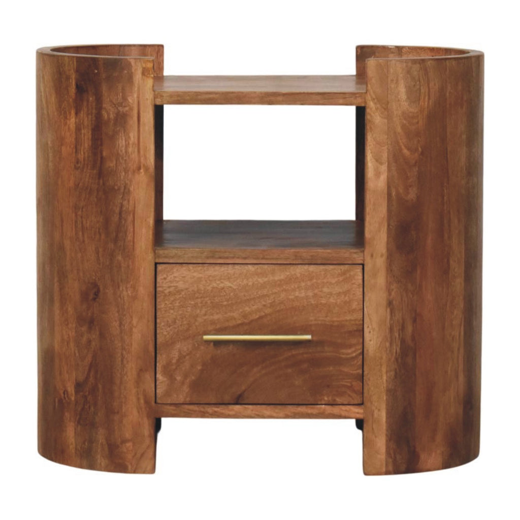 Solid Wood Valencia Sculpted Bedside