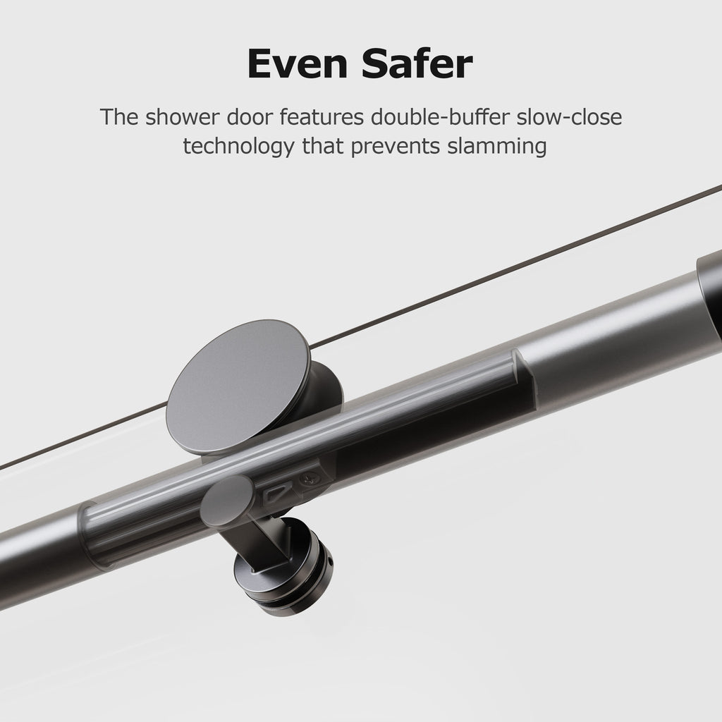Frameless Single Sliding Shower Doors