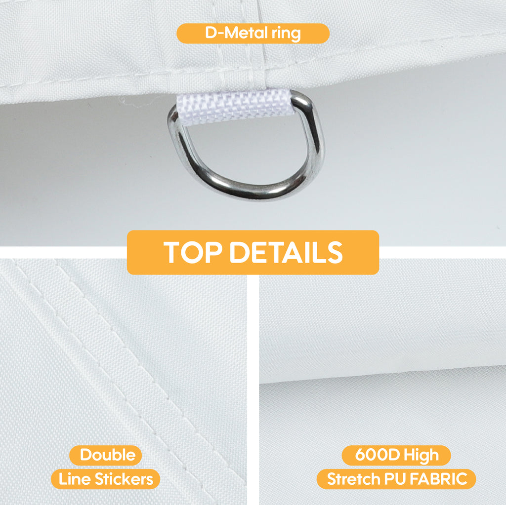 10x10 Canopy Replacement Top for Pop Up Canopy Tent