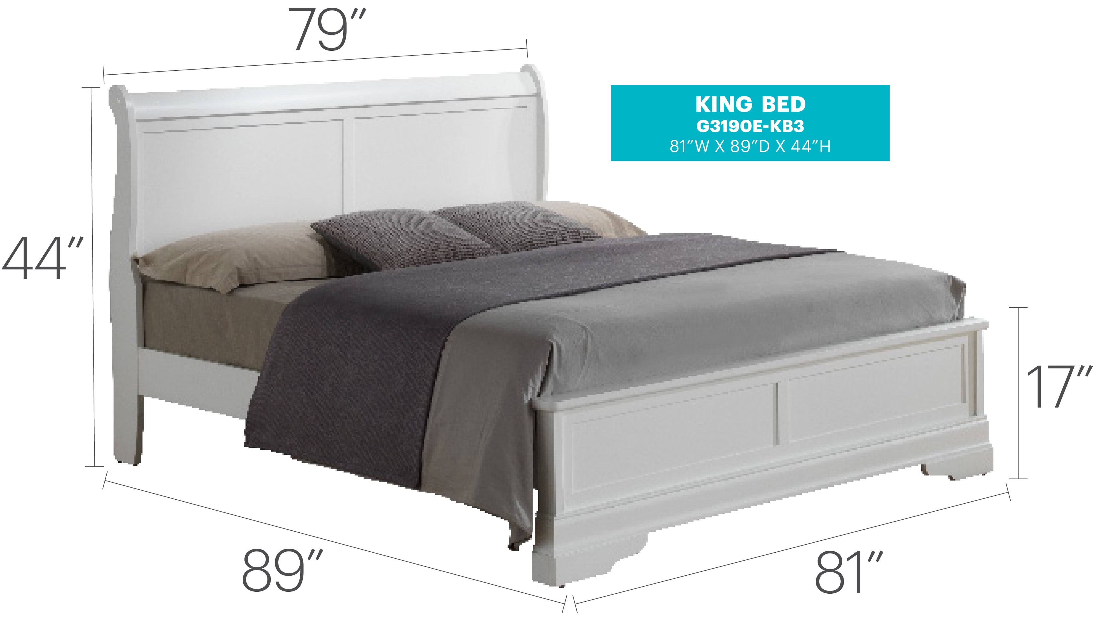 Charming Traditional King Bed