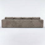 U Shape Modular Sectional Sofa - Khaki