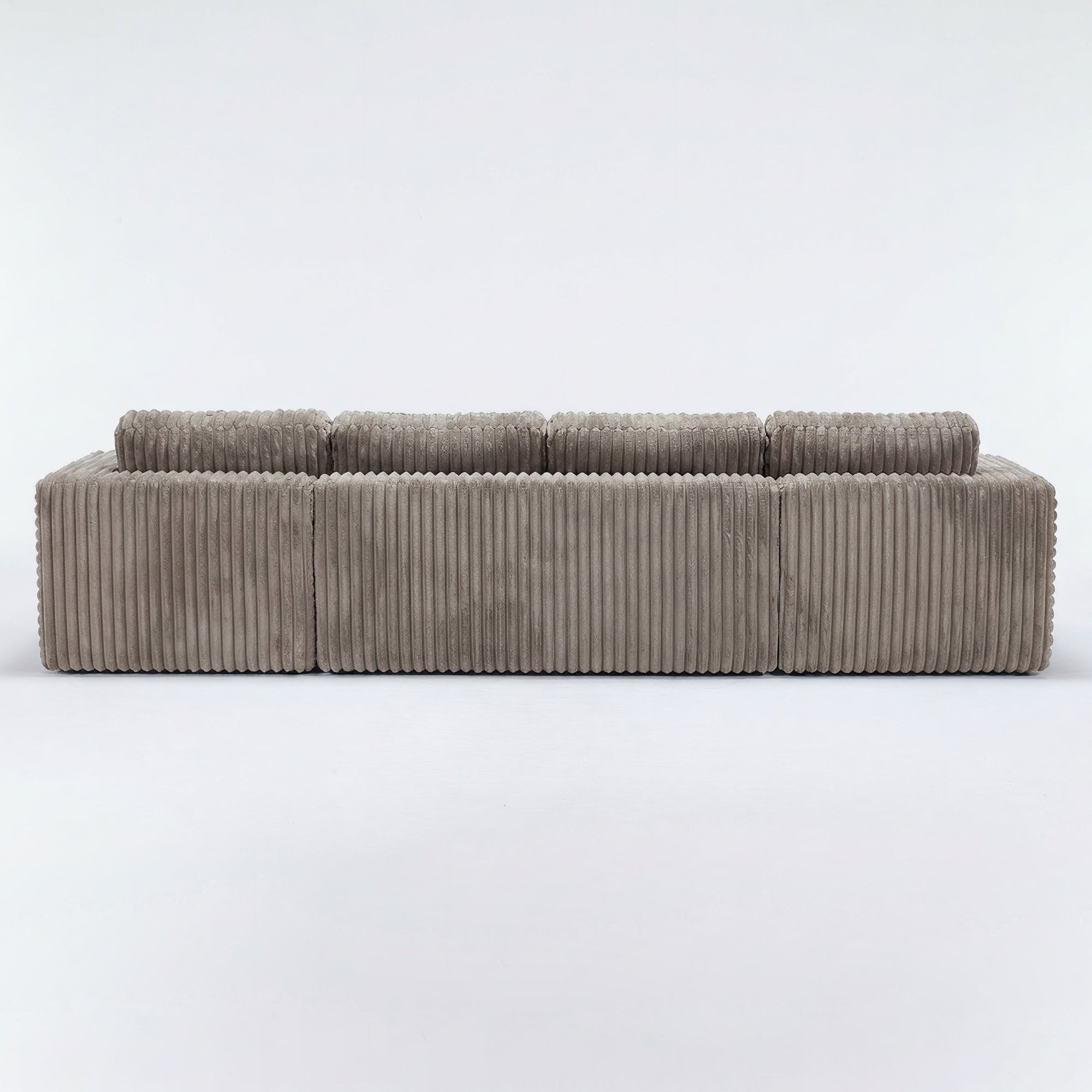 U Shape Modular Sectional Sofa - Khaki