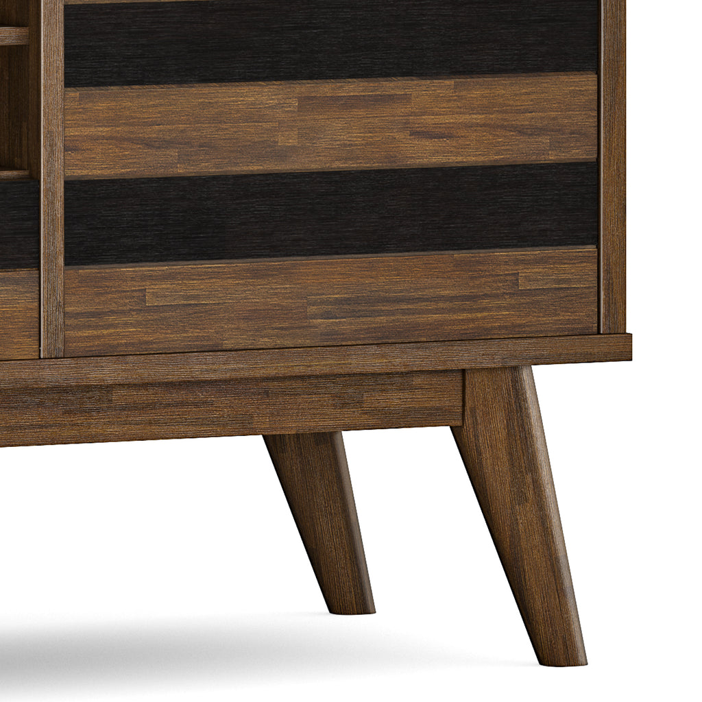 Clarkson 60 Inch Wide Solid Acacia Wood Sideboard with Wine Storage