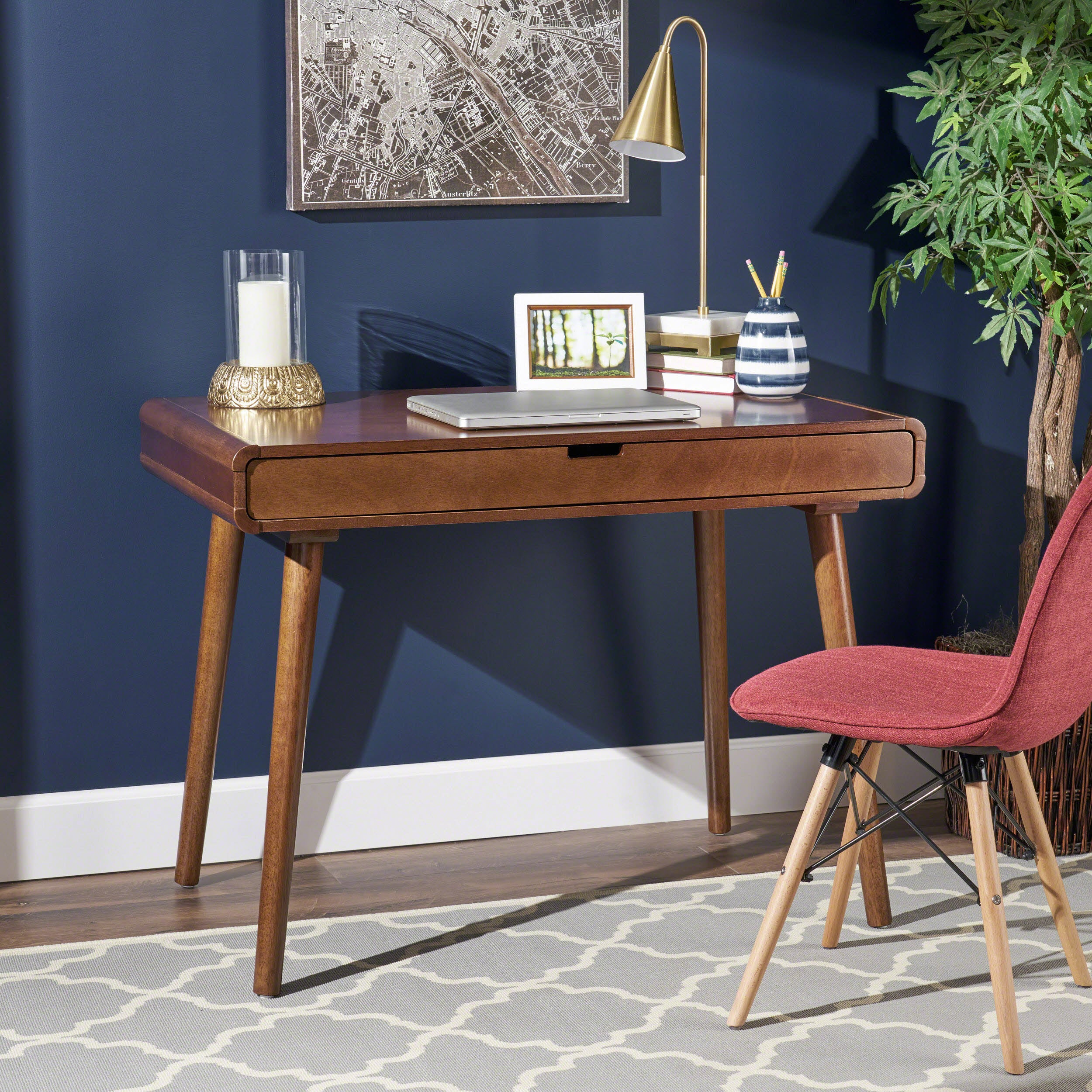 Writing Desk with Large Drawers
