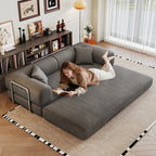 78.8" Compression Sofa Bed with Pillow Back Support