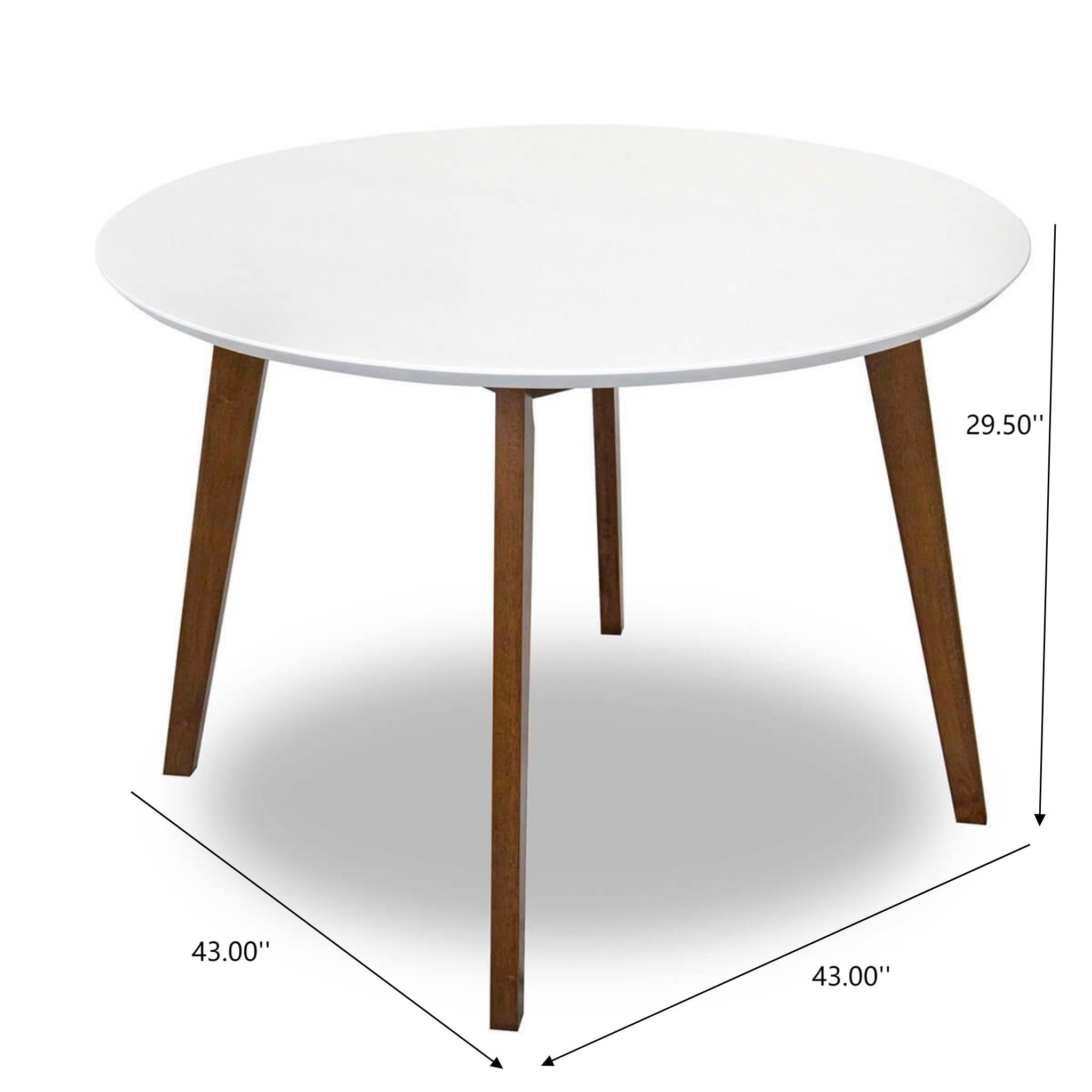 Alina Contemporary Dining Table with Smooth Finish