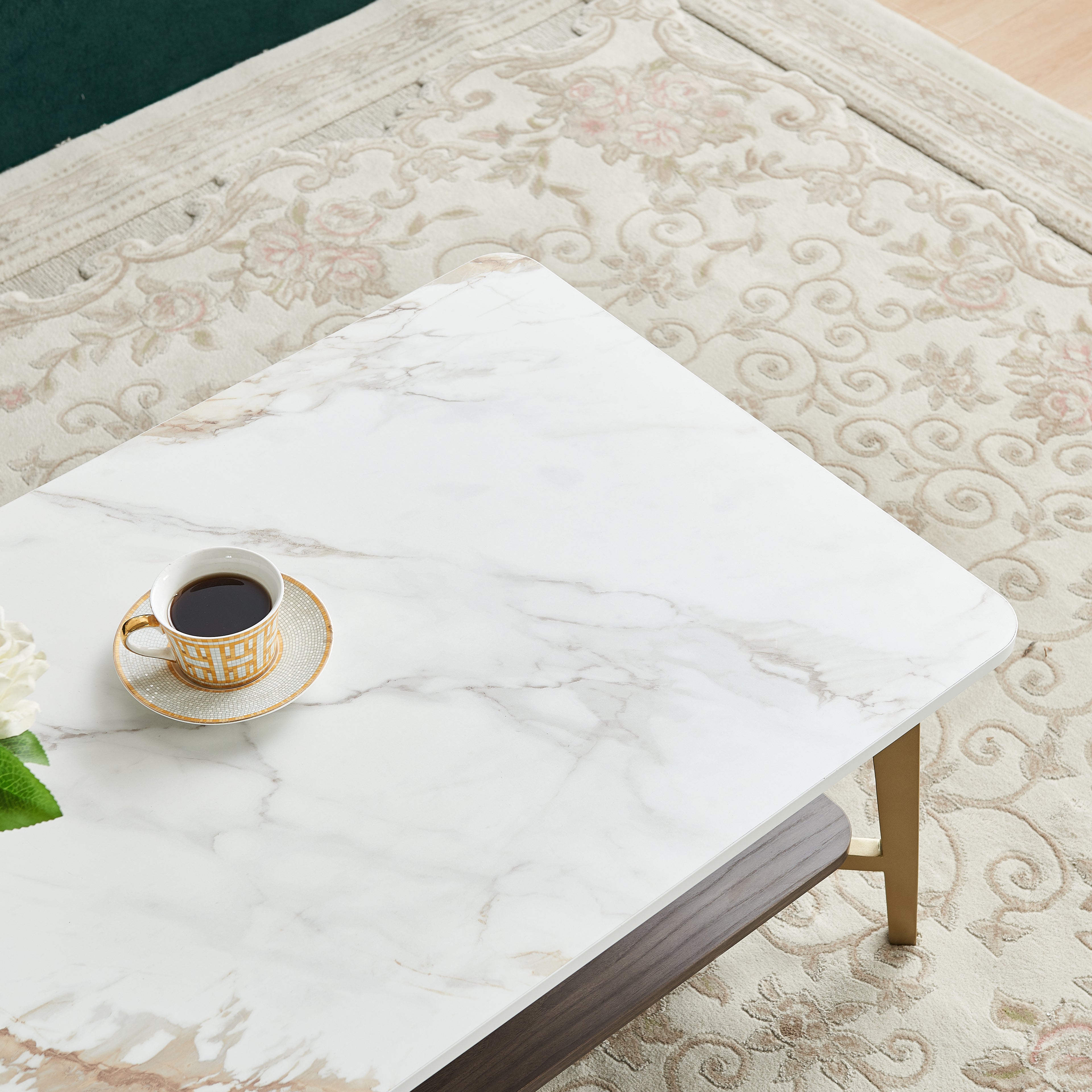 Coffee Table Rectangular Center Table for Living Room