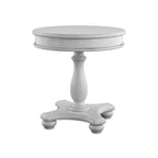 Gray Round End Table