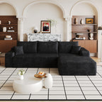 107" Cloud Sectional Couch with L-Shape Chaise