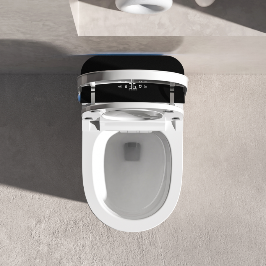 Fully Intelligent Toilet with Automatic Flip Cover