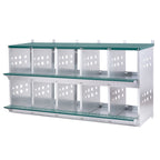 10-Bay Metal Nest Box for Hens and Ducks
