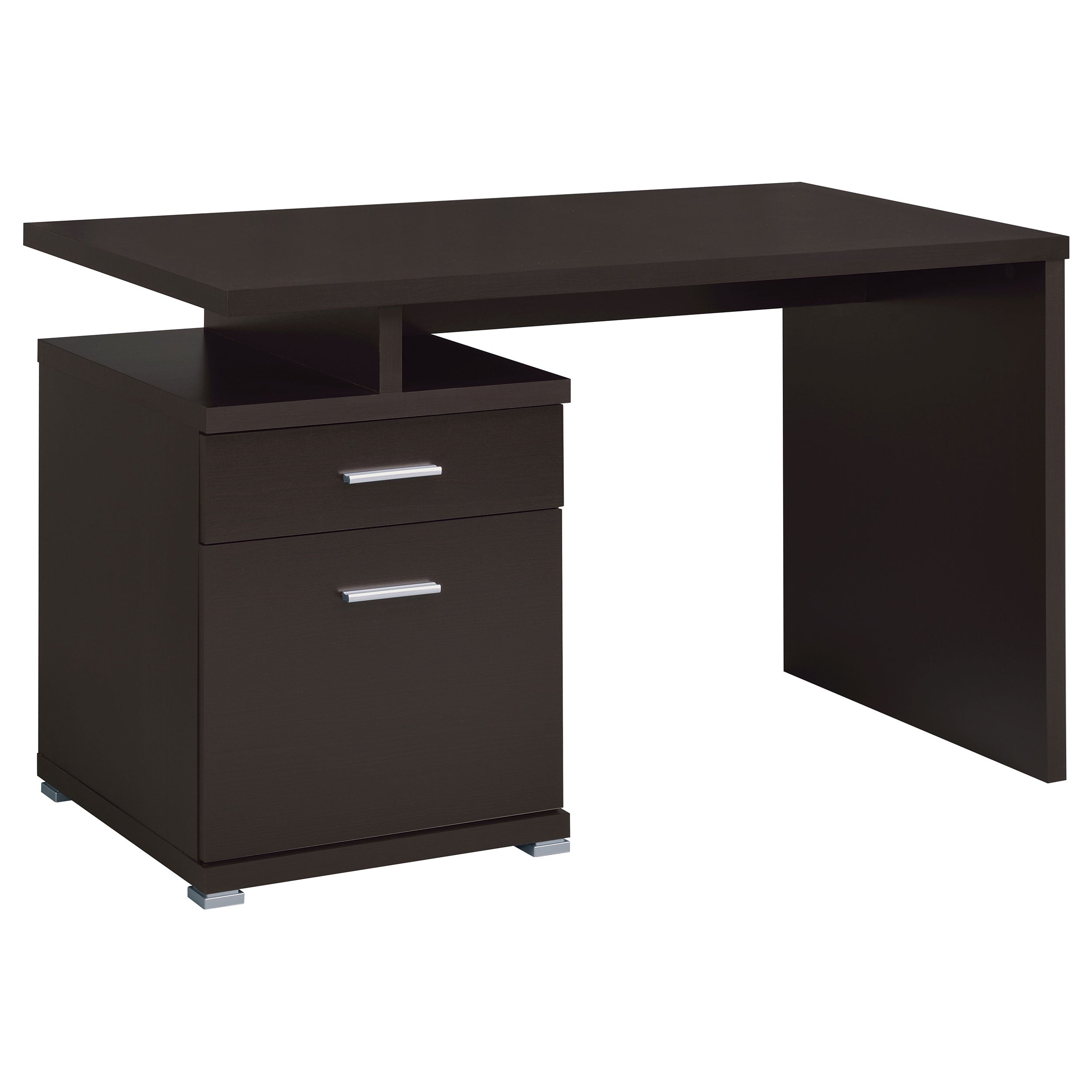 Irving 47-inch 2-drawer Office Computer Desk Cappuccino-CoasterEveryday