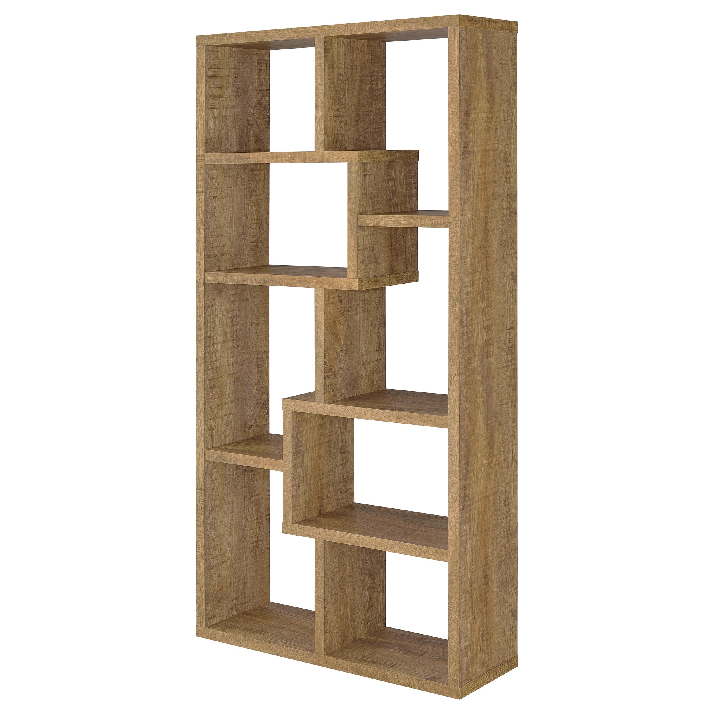 Theo 71-inch 6-shelf Bookshelf Mango-