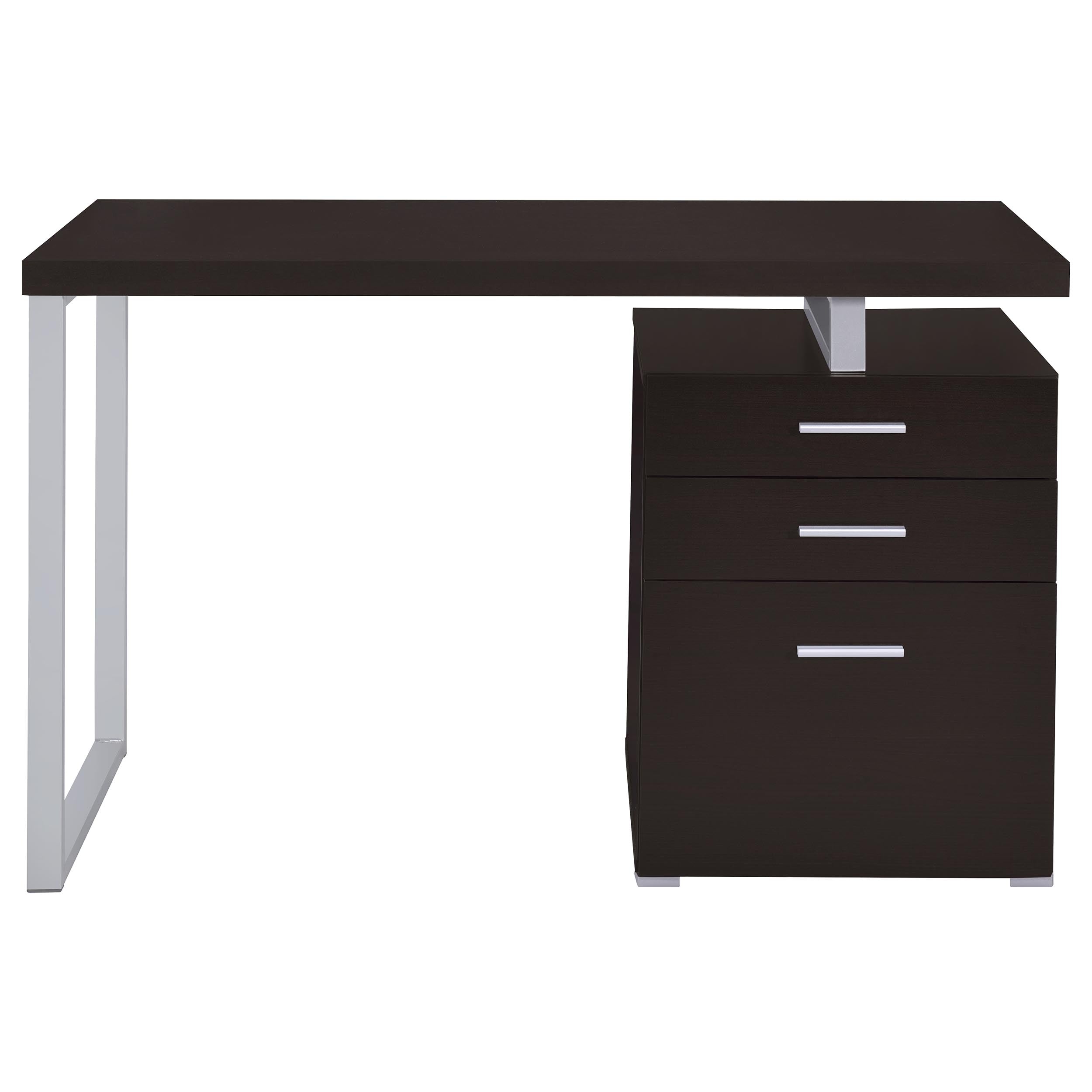 Brennan 47-inch 3-drawer Office Computer Desk Cappuccino-CoasterEveryday