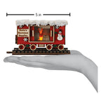 Snowman Box Car Ornament