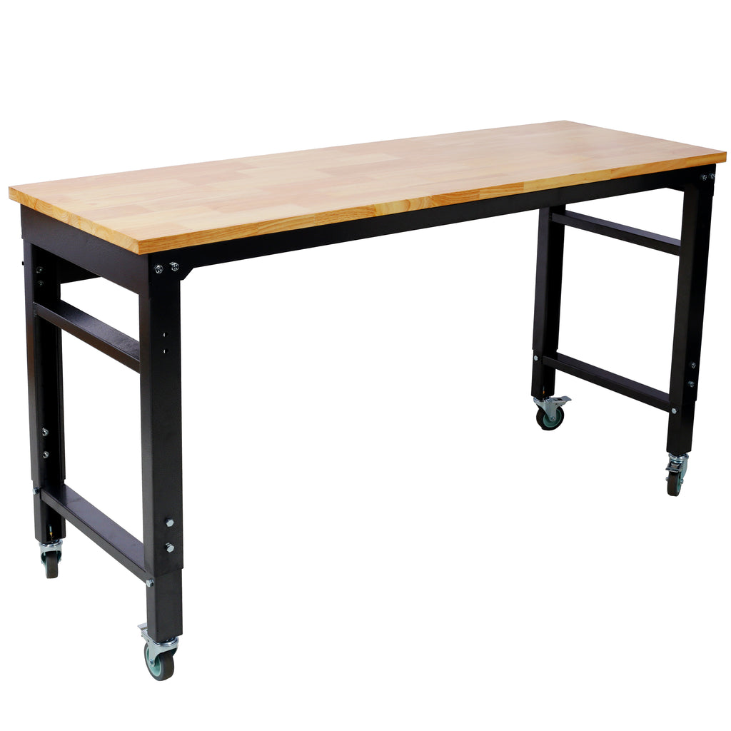 60" Wide Rolling Workbench for Garage