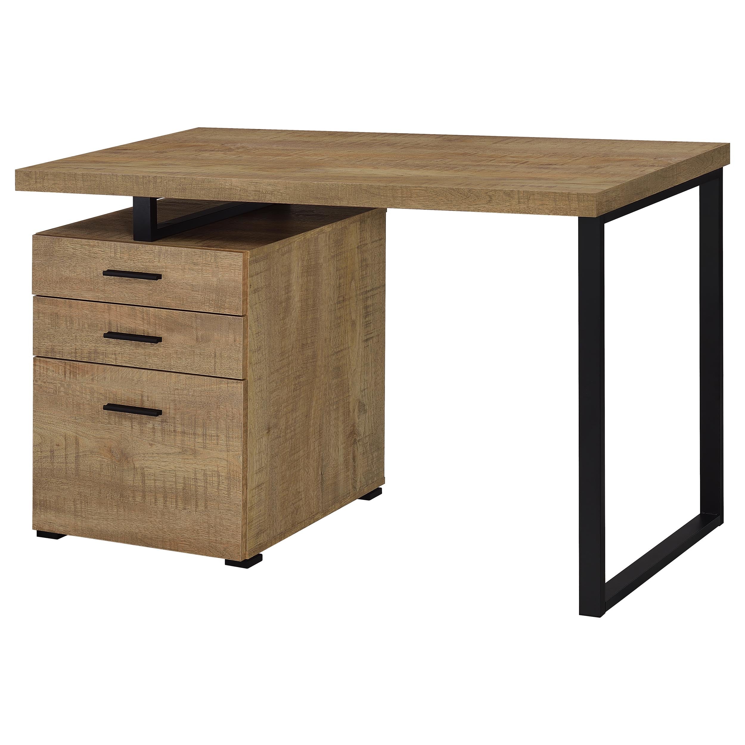 Brennan 47-inch 3-drawer Office Computer Desk Mango-