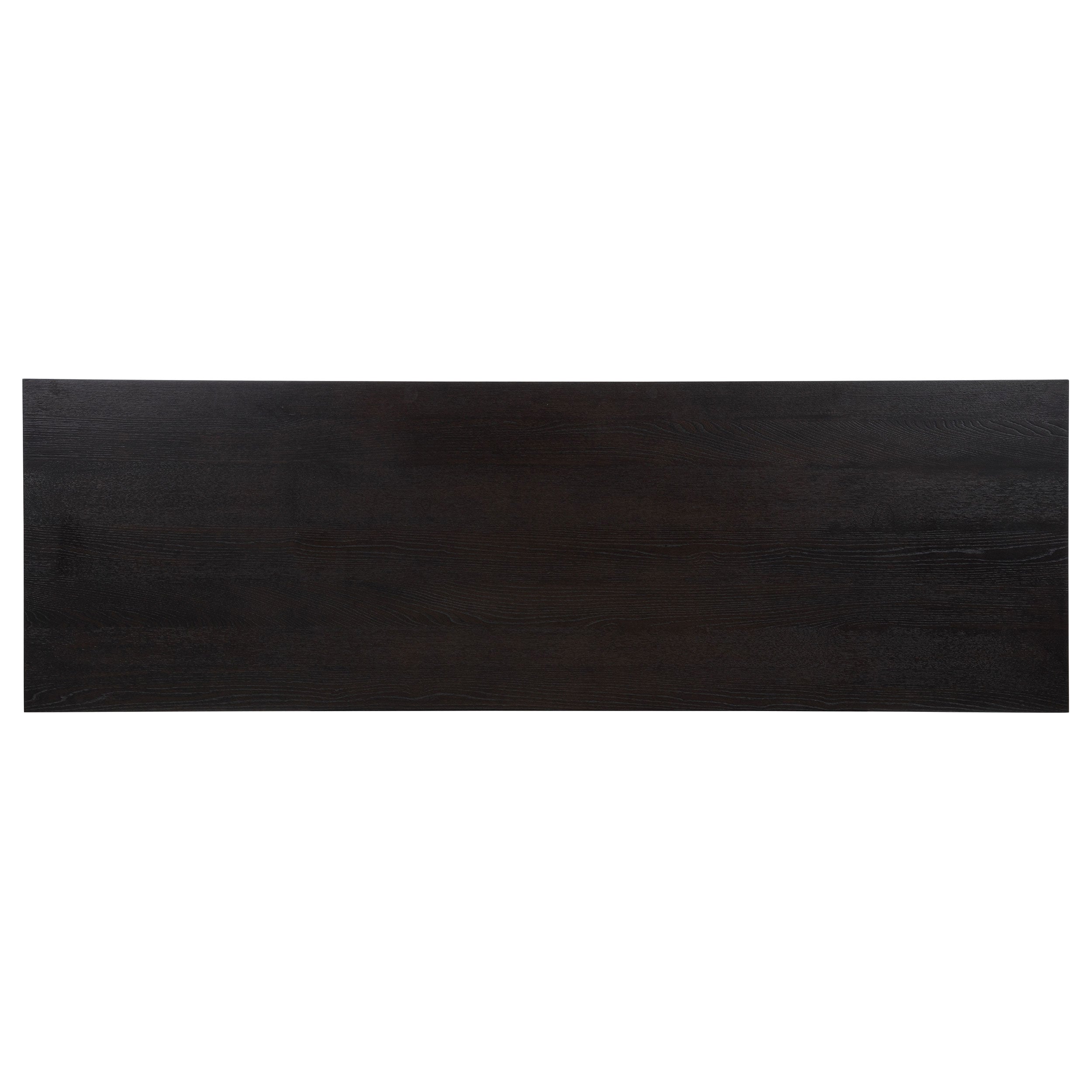 Harkes 75-inch 3-drawer Computer Desk with Adjustable Shelf Coffee Bean-