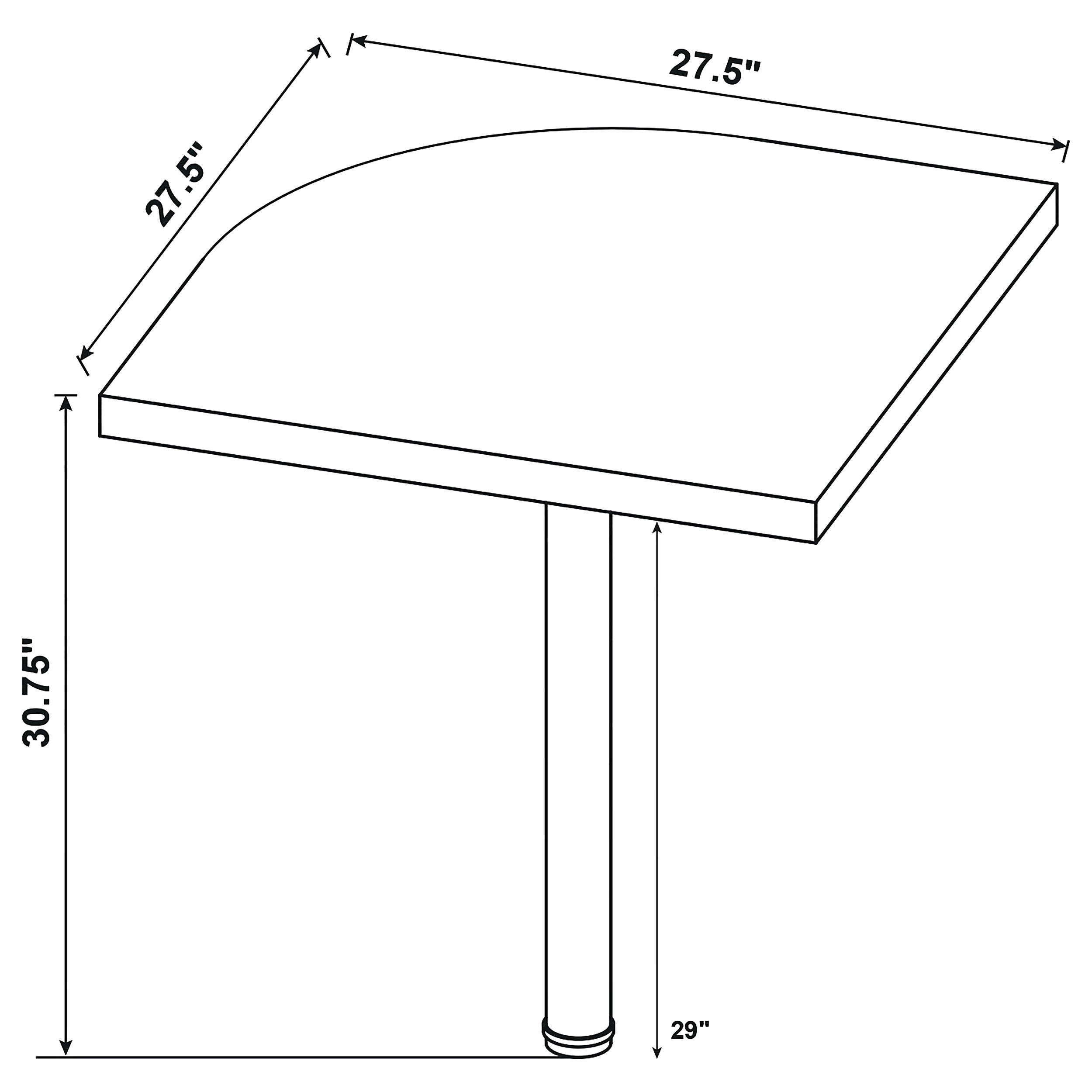 Skylar L-Shape Desk with Mobile File Cabinet Cappuccino-CoasterEveryday