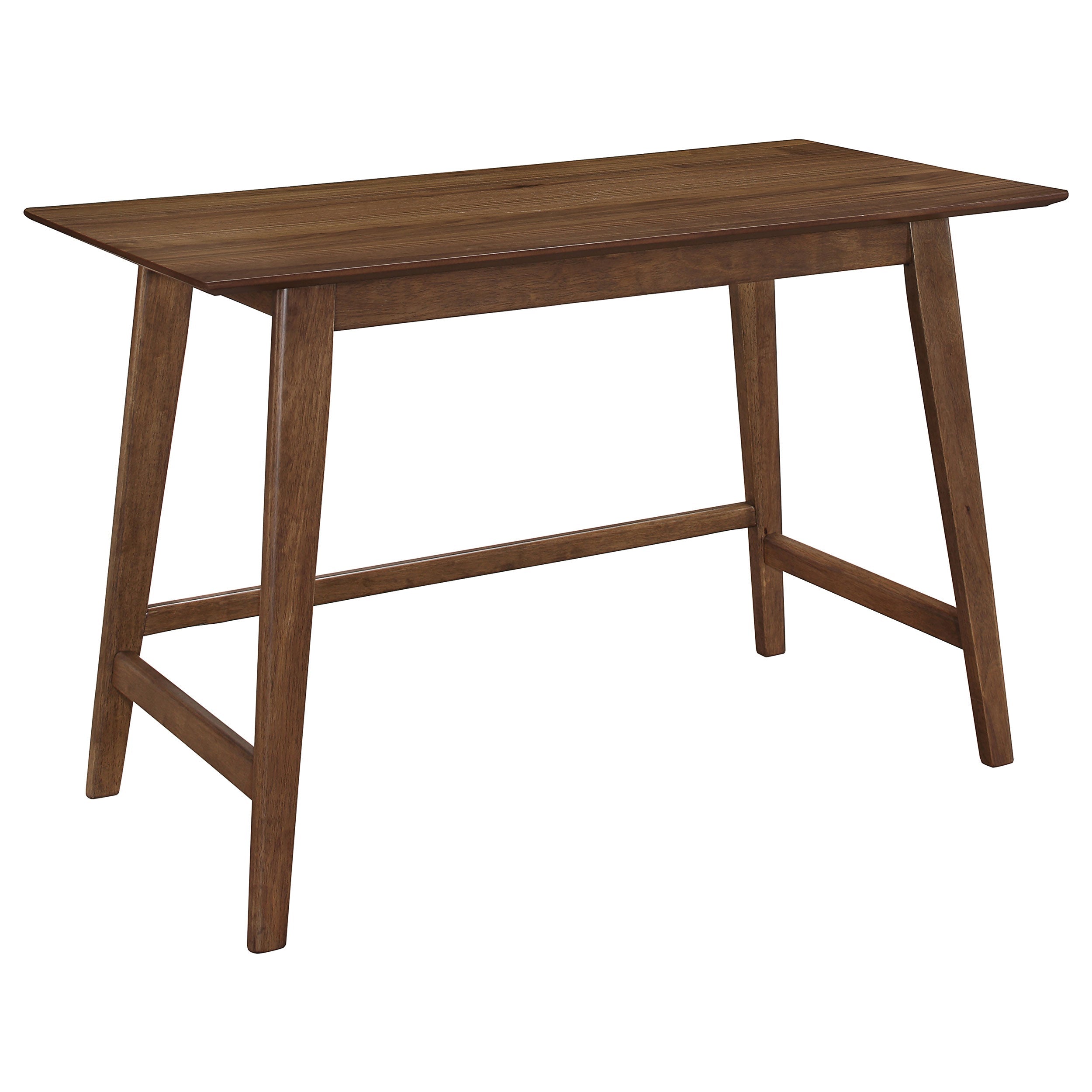 Karri 2-piece Home Office Computer Desk and Chair Set Walnut-CoasterEssence
