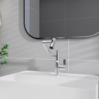 Chrome Bathroom Sink Faucet with Spray Function