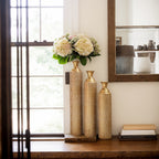 Metal Decorative Vases Set of 3