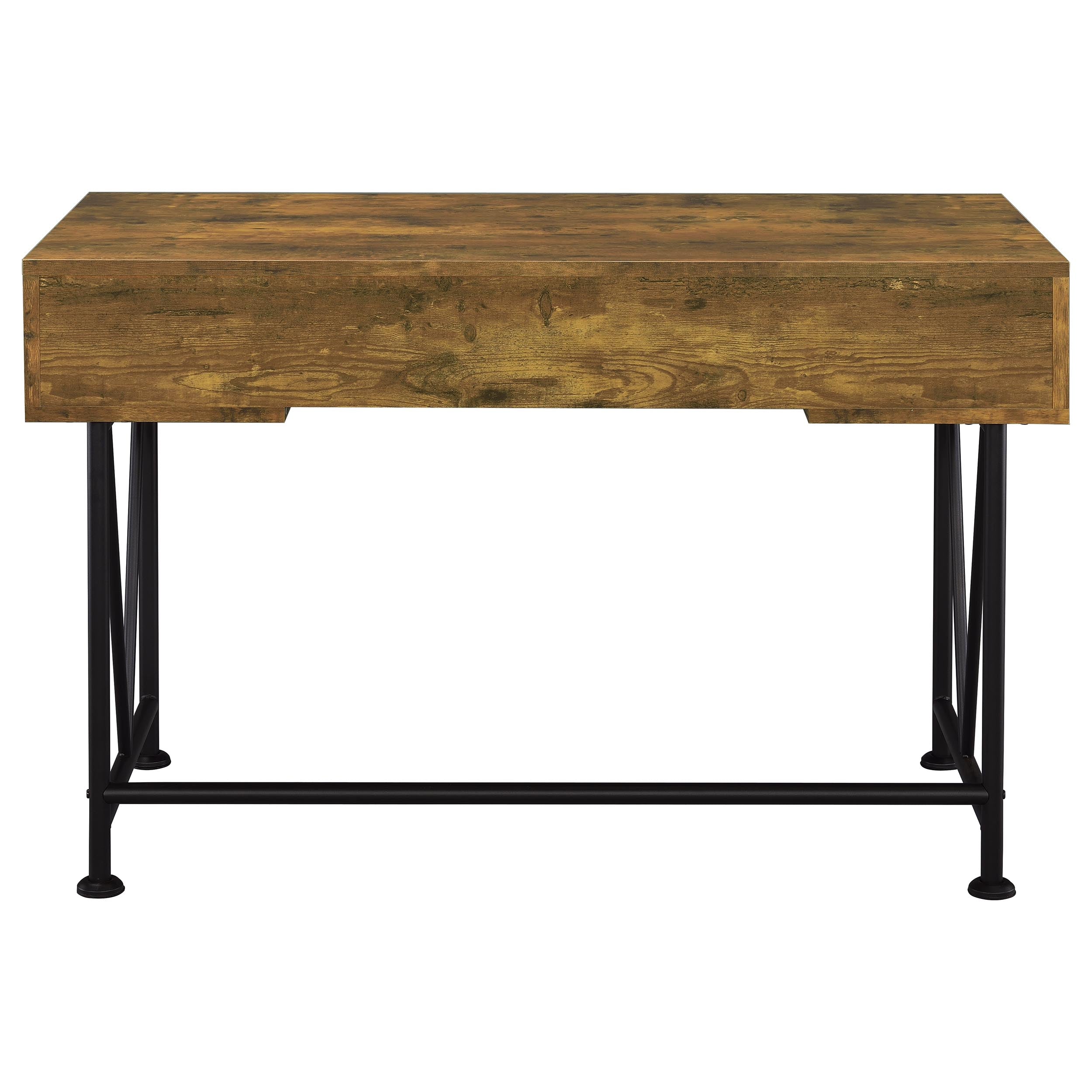 Analiese 47-inch 3-drawer Writing Desk Rustic Nutmeg-CoasterEveryday