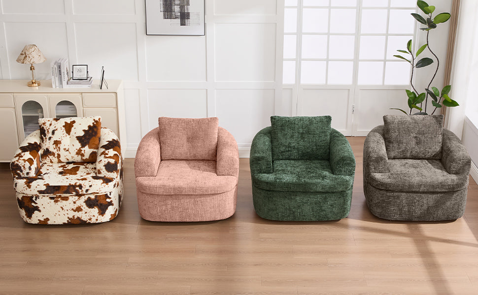 360° Swivel Sofa Chair Accent Barrel Chair