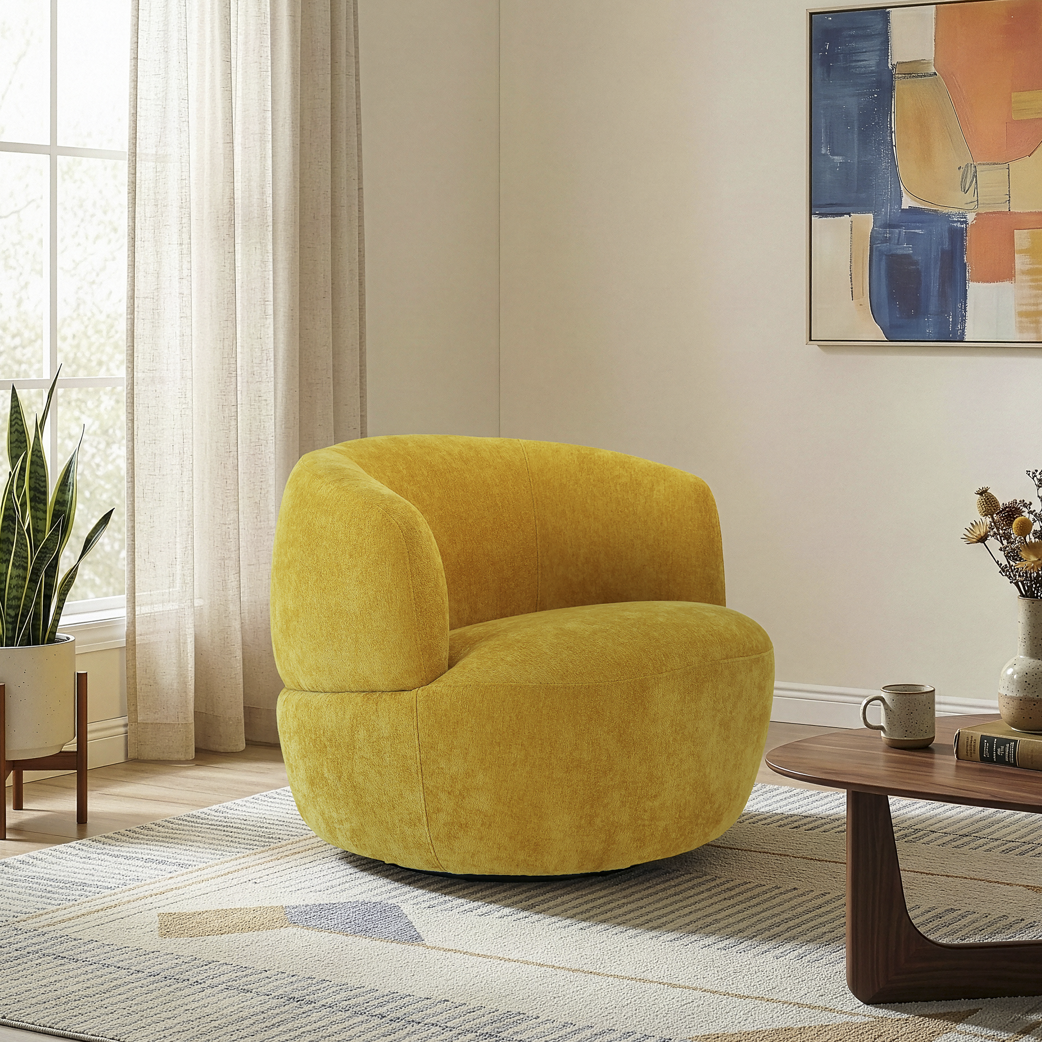 Thornton Chenille Bean Bag Chair