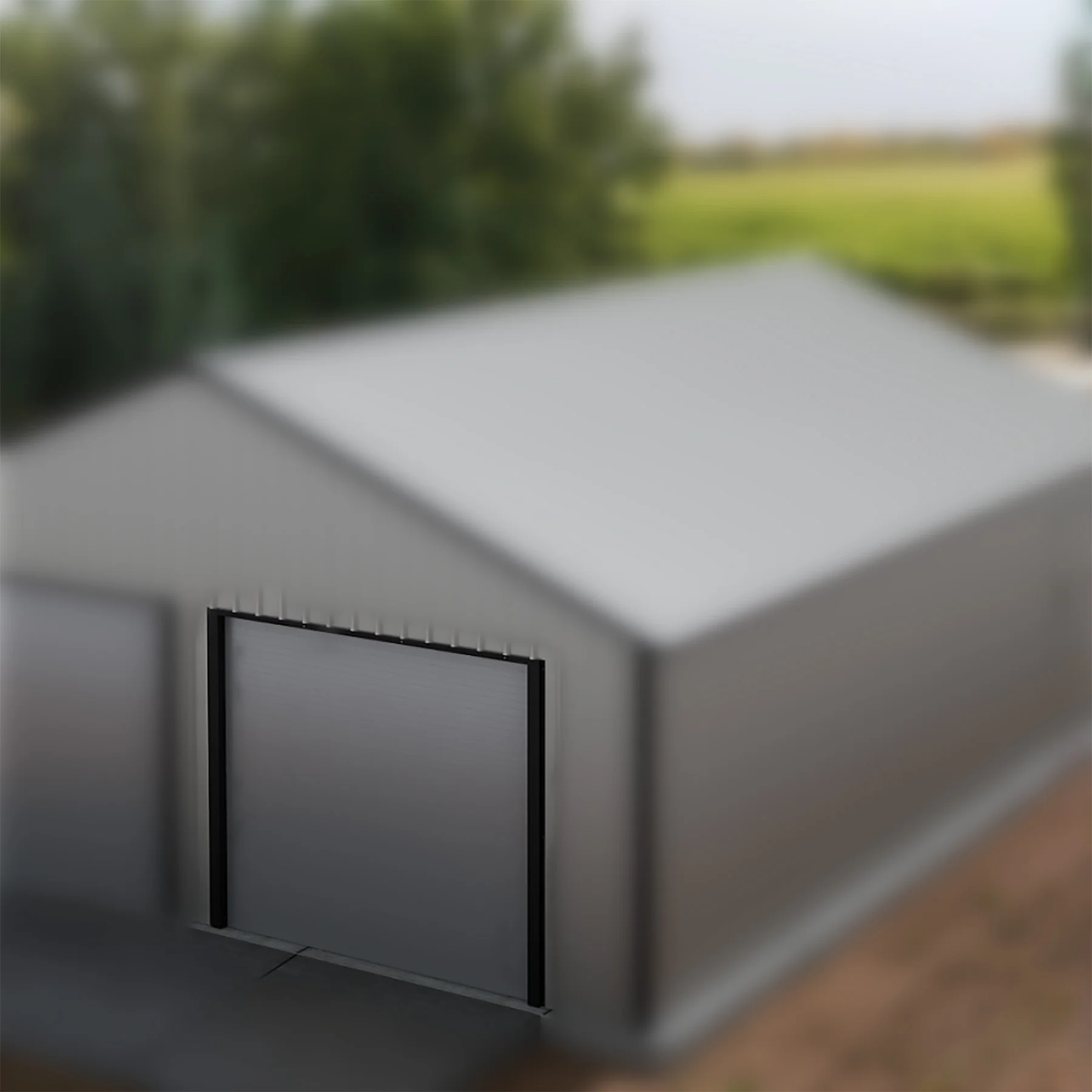 Motorized Roll-Up Door Kit for Garage Shed