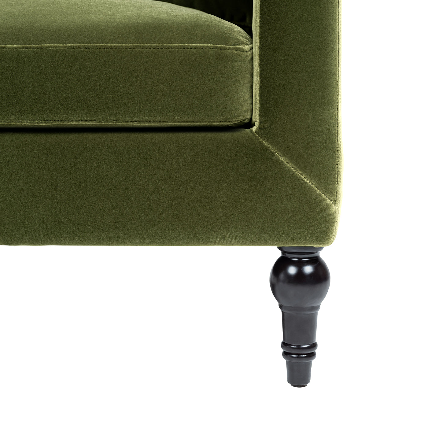 Josephine 33" Upholstered Accent Chair, Olive