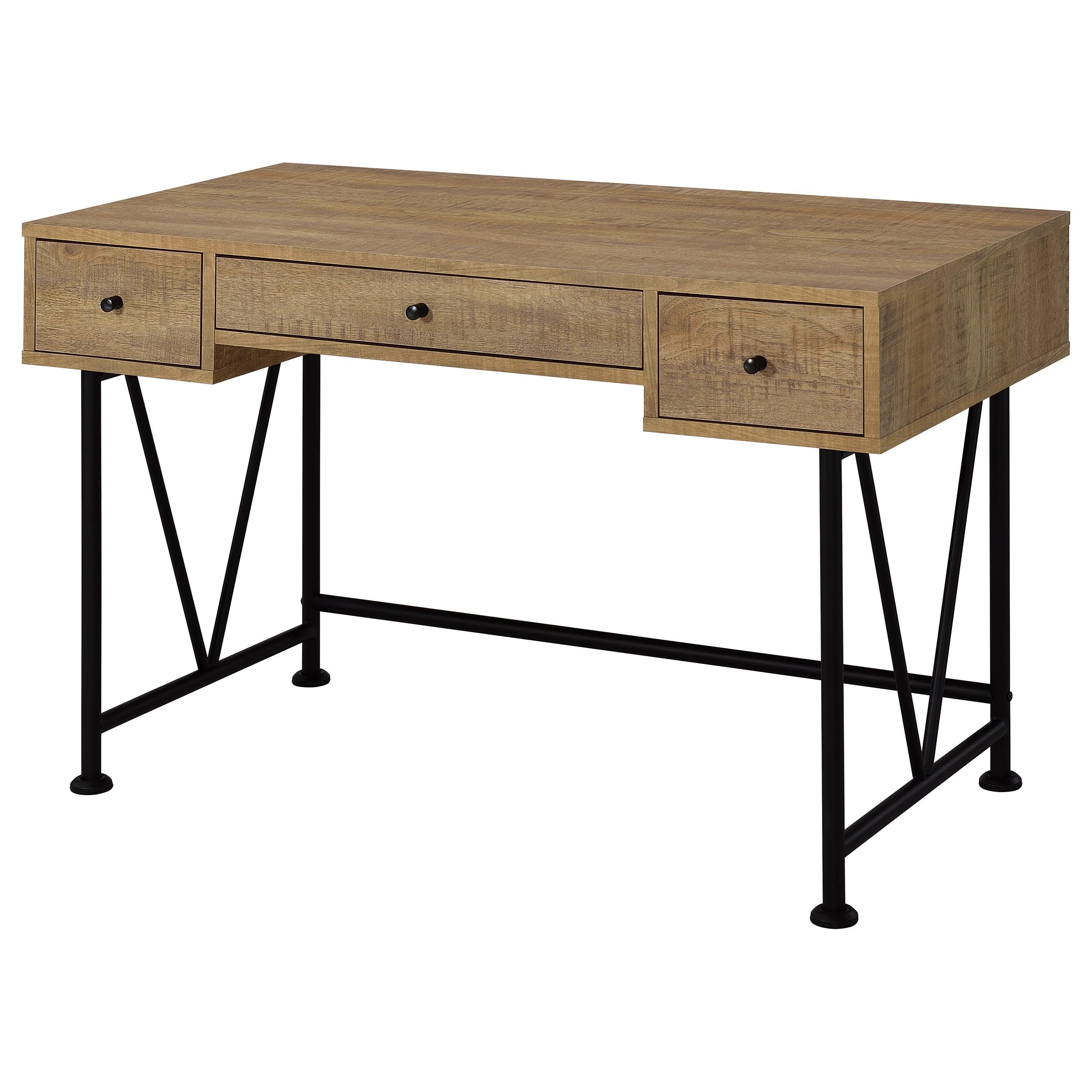 Analiese 47-inch 3-drawer Writing Desk Mango-